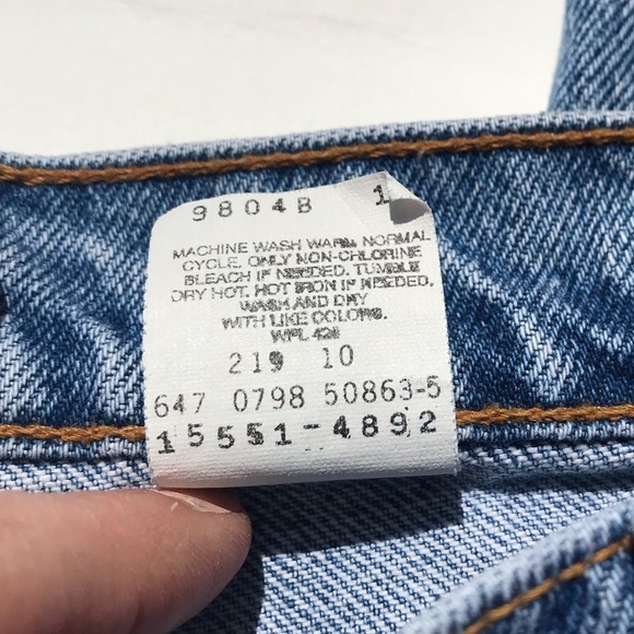 Vintage 90s Levi’s 550 Mom Jeans Plus Size 16 Reg - Picture 7 of 9